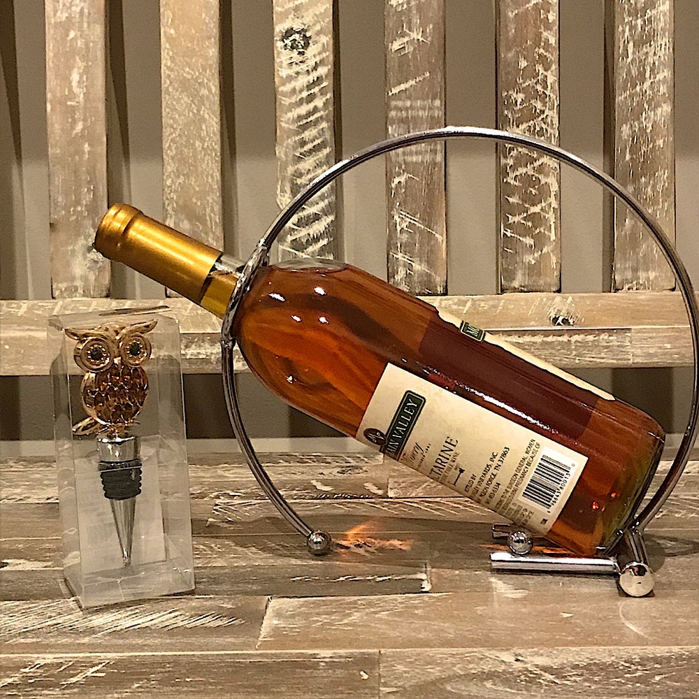 Wine holder and stopper